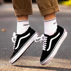Black and White Old Skool Vans Women’s Size 7